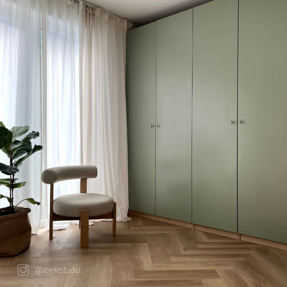 »Eiche Oleander« Fischgrät Klebevinyl 1m² - Image 2