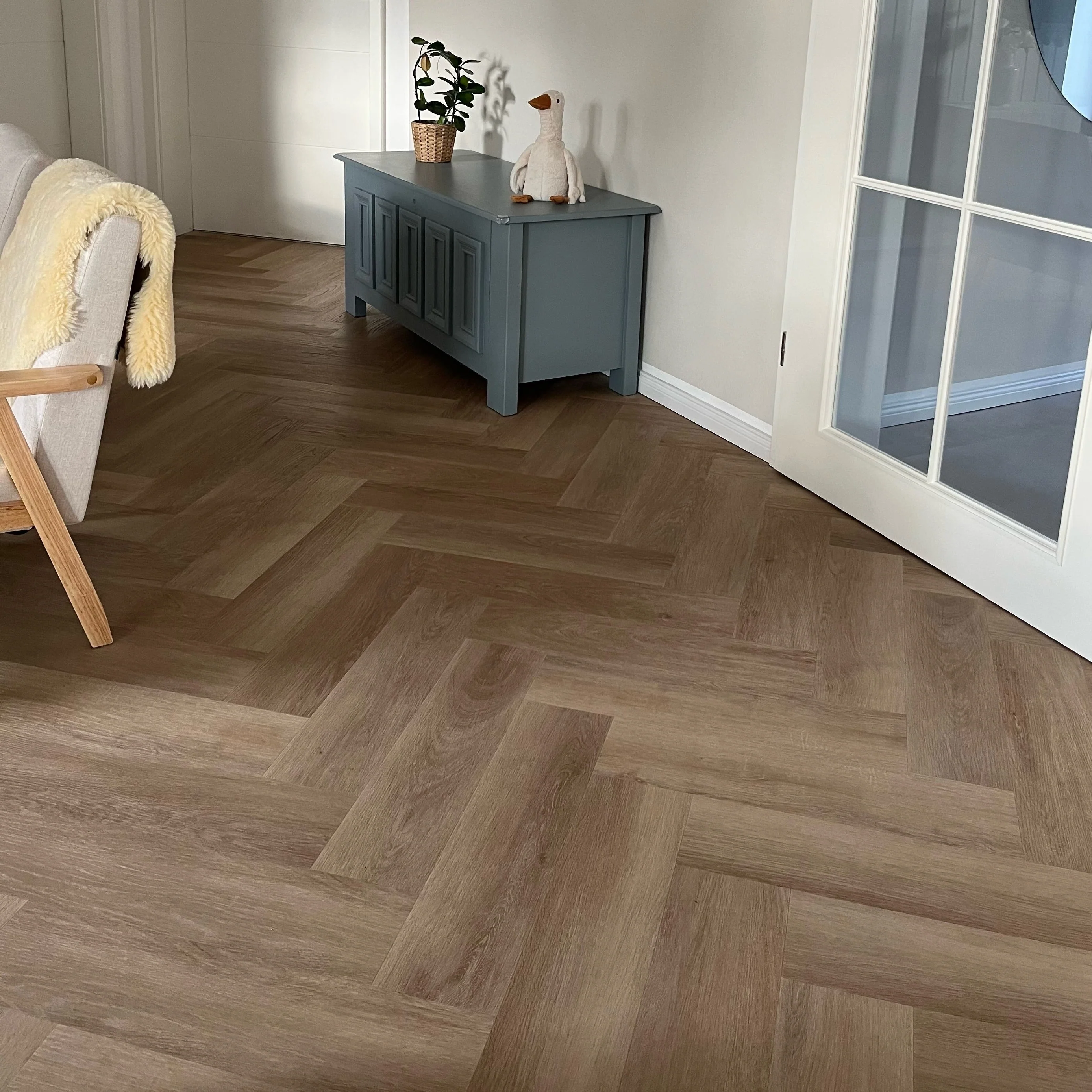 »Eiche Oleander« Fischgrät Klebevinyl 1m² - Image 5