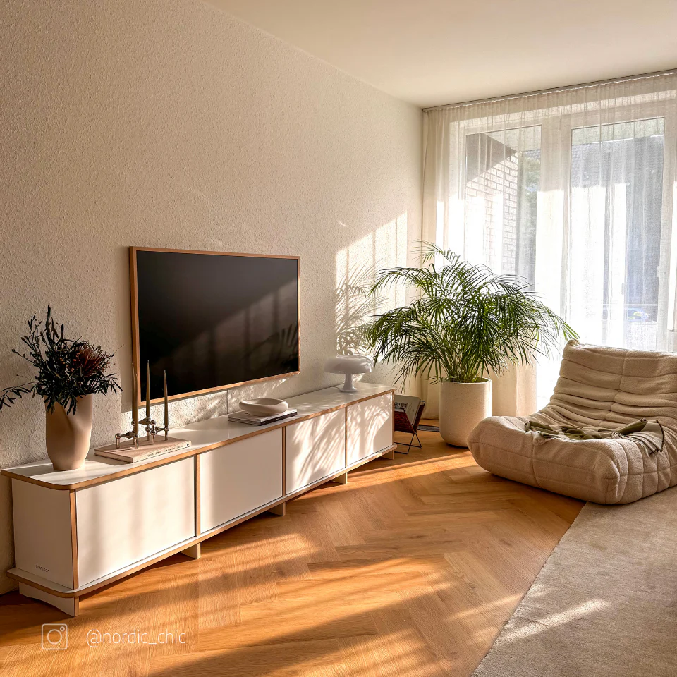 »Eiche Papaya« Klick-Vinylboden Fischgrät 1m² - Image 6