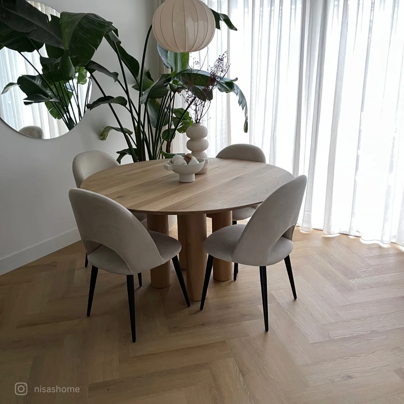»Eiche Papaya« Klick-Vinylboden Fischgrät 1m² - Image 7