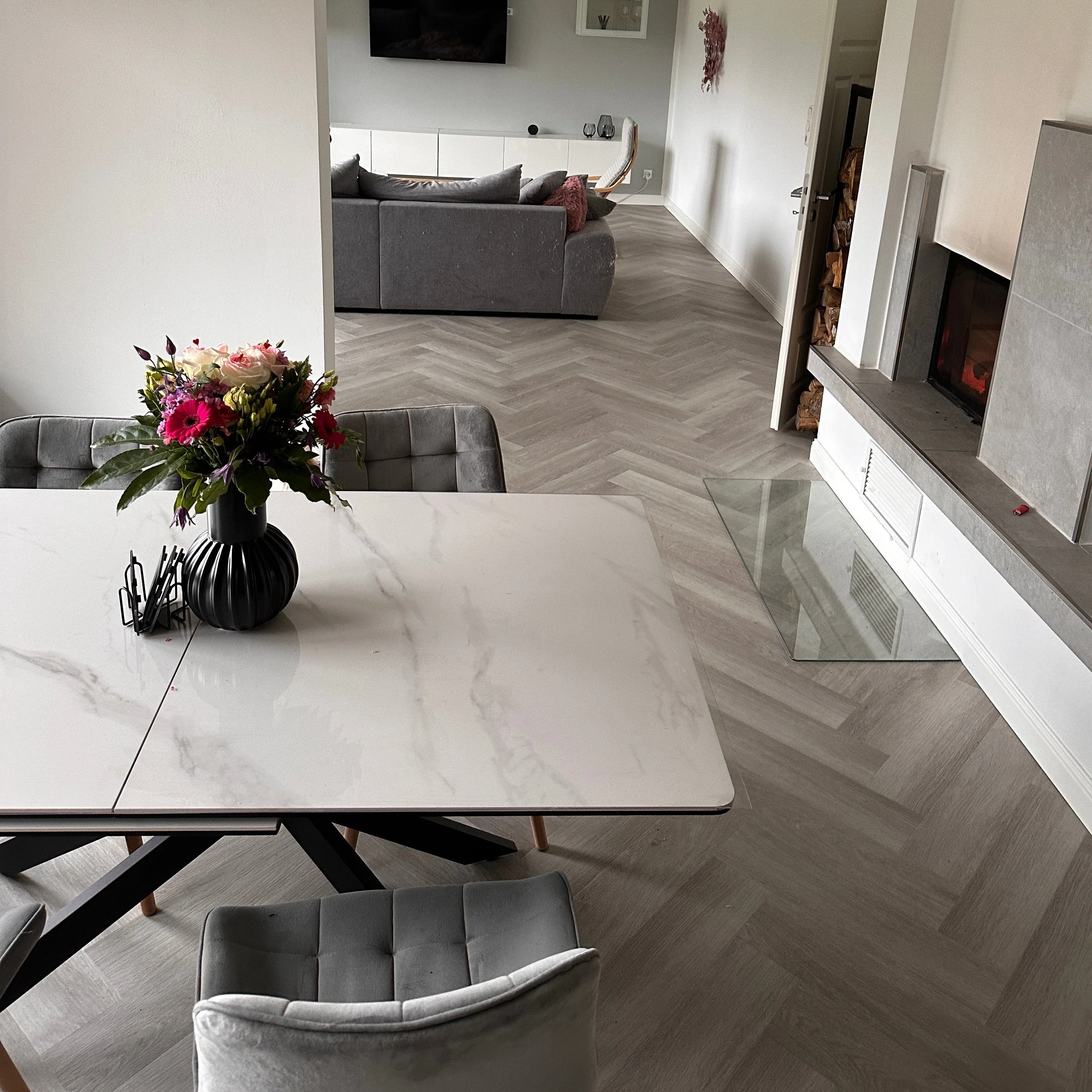 »Eiche Sago« Fischgrät Klebevinyl 1m² - Image 3
