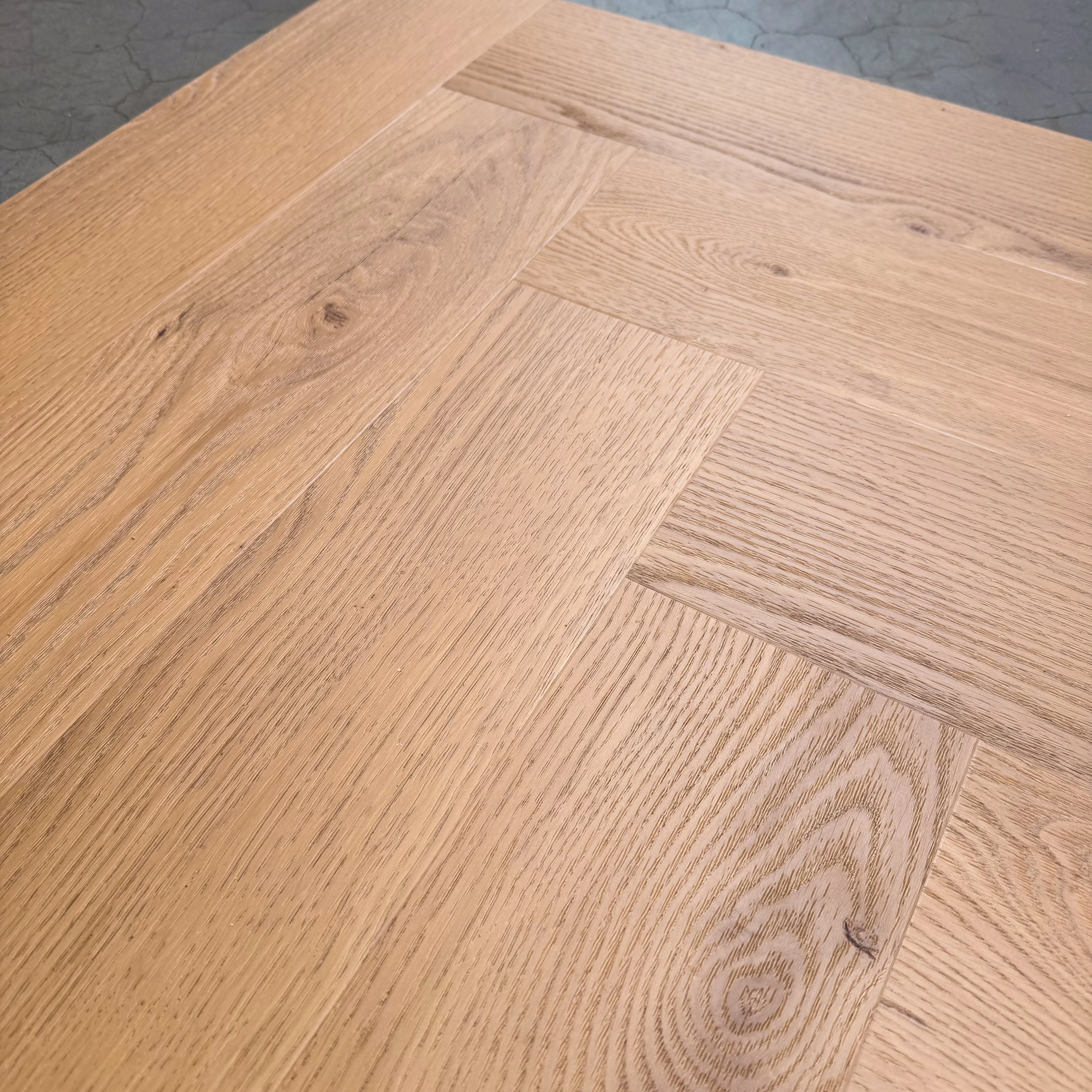 »Honey Oak« Premium Klick-Vinyl Fischgrät 1m² - Image 2
