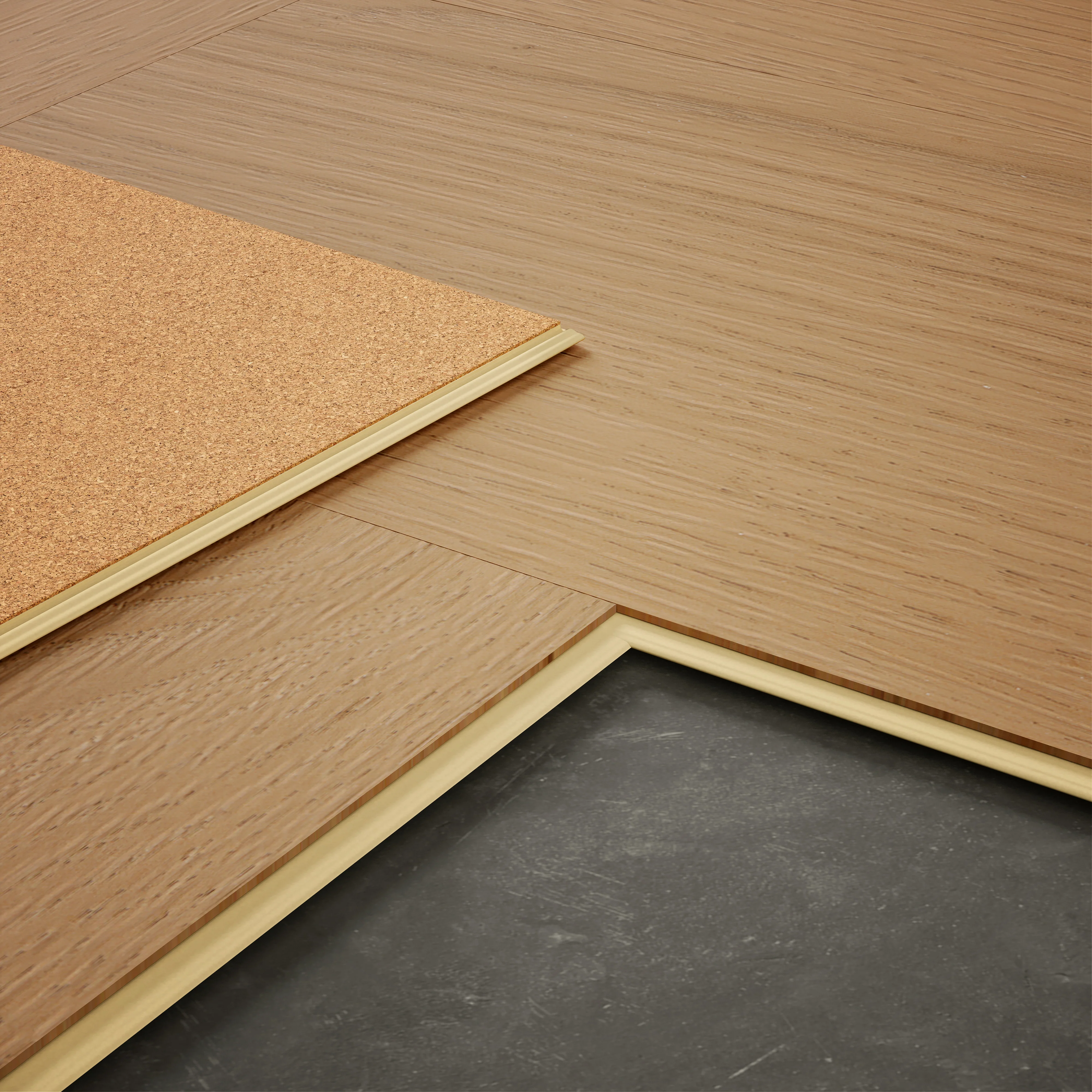 »Honey Oak« Premium Klick-Vinyl Fischgrät - Image 3
