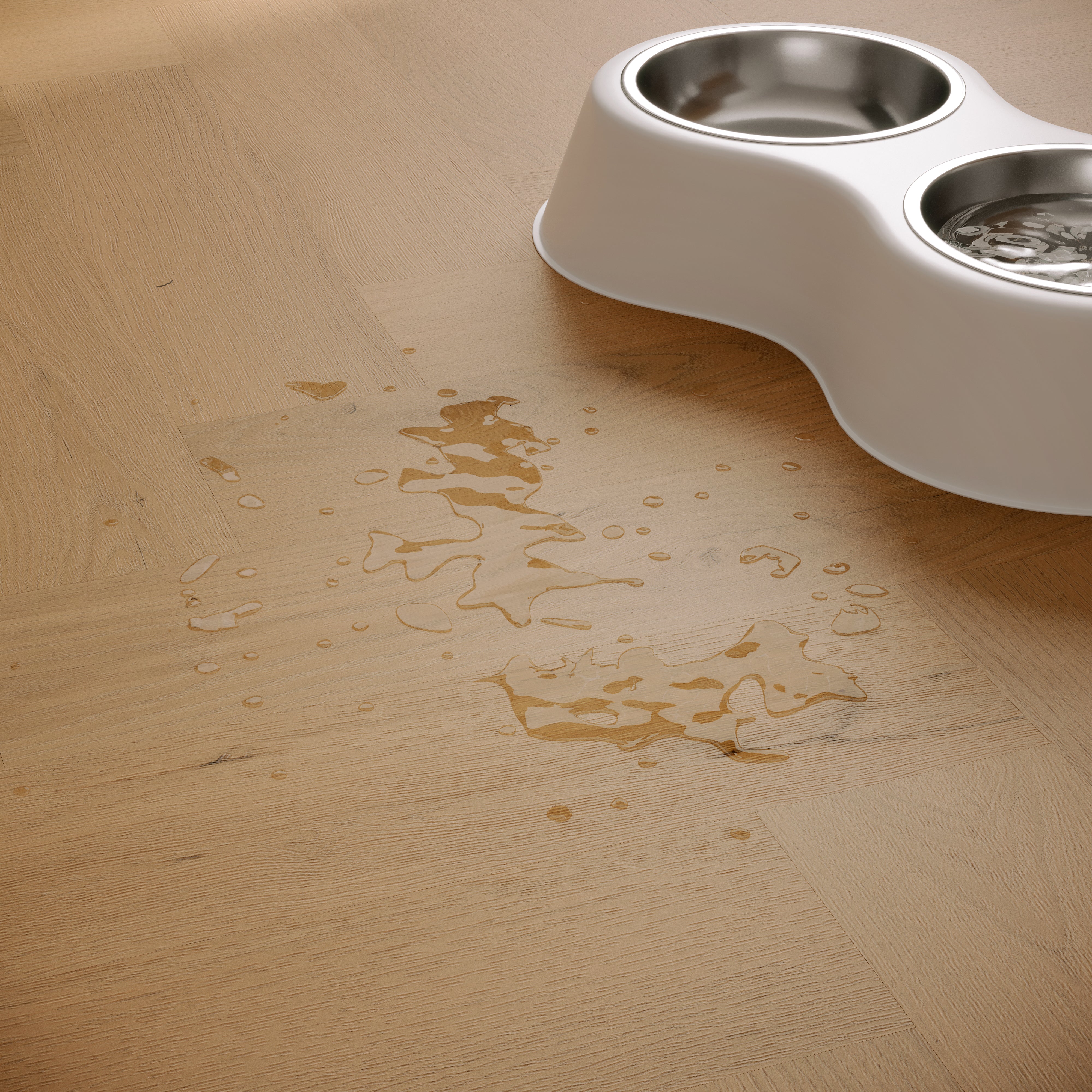 »Honey Oak« Premium Klick-Vinyl Fischgrät - Image 9