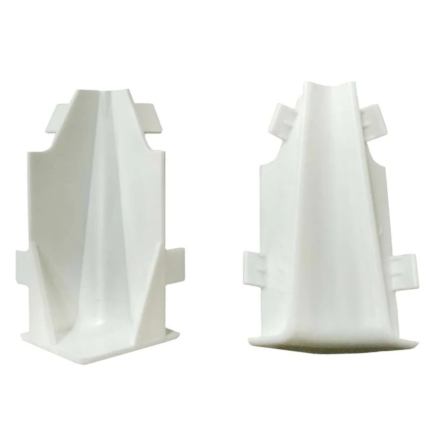 Innenecke Weiß 58mm (2 Stück)